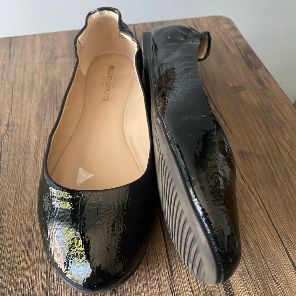 Mossimo Supply Co. Shiny Black Flats